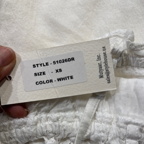 White Eyelet Dress - Picture 6 of 7